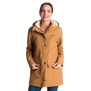 Roxy Women's Waterproof Brown Utility Jacket size Large